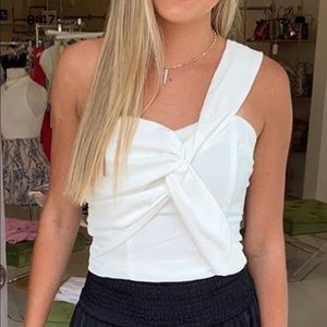 Do+Be one shoulder top